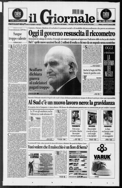 Il giornale : quotidiano del mattino